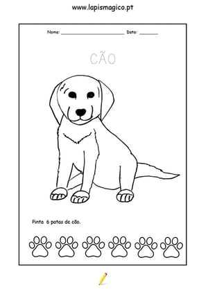 A cadelinha aventureira, ficha pdf nº1