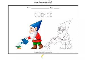 O duende das lágrimas, ficha pdf nº1