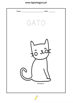 Dois gatos numa grande discussão, ficha pdf nº1