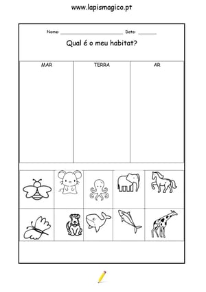 Um elefante aventureiro, ficha pdf nº1