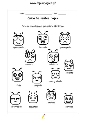 Estou zangado, ficha pdf nº1