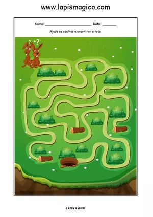 O Coelho Apaixonado, ficha pdf nº1