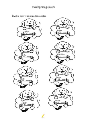 Uma História de Dividir, ficha pdf nº1