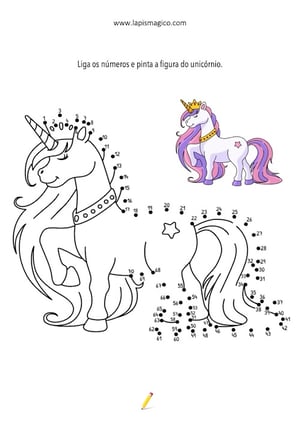 O unicórnio viajante, ficha pdf nº2