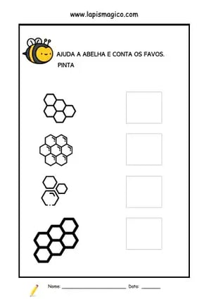 Paulo e a colmeia, ficha pdf nº1