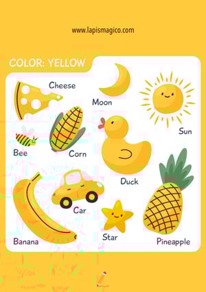 Cores em inglês, ficha pdf nº5