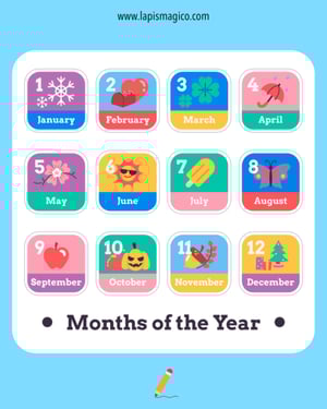 Meses e estações do ano, ficha pdf nº3