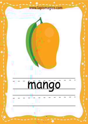 Frutos em inglês, ficha pdf nº5 Frutos em inglês, ficha pdf nº5