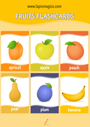 Frutos em inglês, ficha pdf nº20 Frutos em inglês, ficha pdf nº20