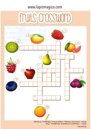 Frutos em inglês, ficha pdf nº26 Frutos em inglês, ficha pdf nº26