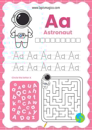 Alfabeto em inglês, ficha pdf nº1