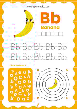 Alfabeto em inglês, ficha pdf nº2