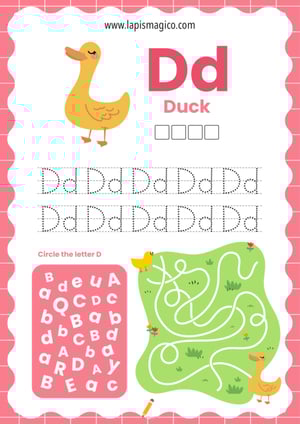 Alfabeto em inglês, ficha pdf nº4