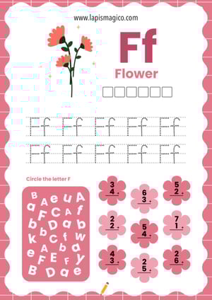 Alfabeto em inglês, ficha pdf nº6