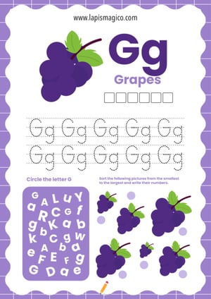 Alfabeto em inglês, ficha pdf nº7