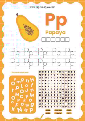 Alfabeto em inglês, ficha pdf nº16