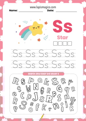 Alfabeto em inglês, ficha pdf nº19