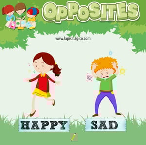 Antónimos ou opostos em inglês, ficha pdf nº11