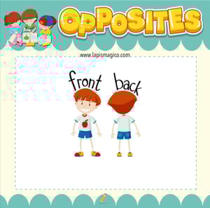 Antónimos ou opostos em inglês, ficha pdf nº21