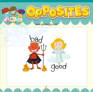 Antónimos ou opostos em inglês, ficha pdf nº25