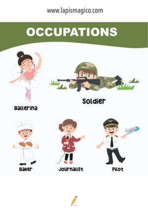 Profissões em inglês, ficha pdf nº16
