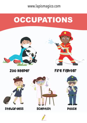 Profissões em inglês, ficha pdf nº17