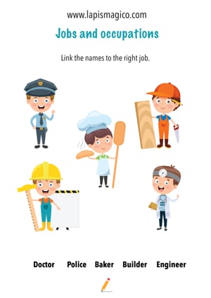 Profissões em inglês, ficha pdf nº18