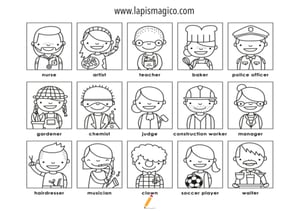 Profissões em inglês, ficha pdf nº25