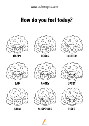 Emoções e sentimentos, ficha pdf nº16