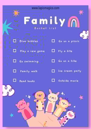 Família em inglês, ficha pdf nº11