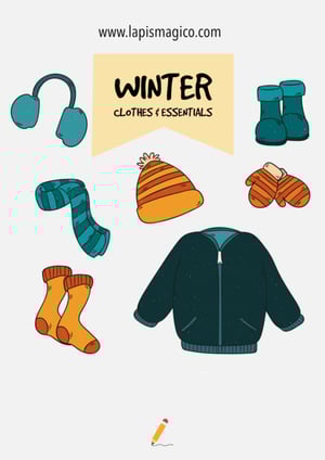 Vestuário em inglês, ficha pdf nº2