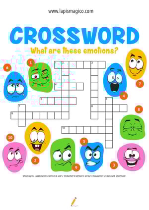 Palavras cruzadas em inglês, ficha pdf nº23