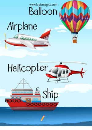 Meios de transporte, ficha pdf nº3 Meios de transporte, ficha pdf nº3