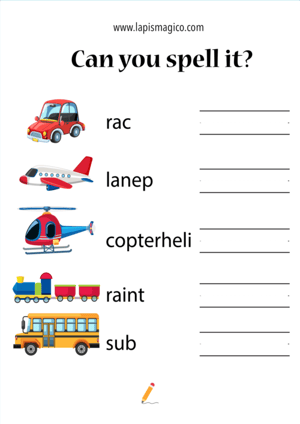 Meios de transporte, ficha pdf nº8 Meios de transporte, ficha pdf nº8