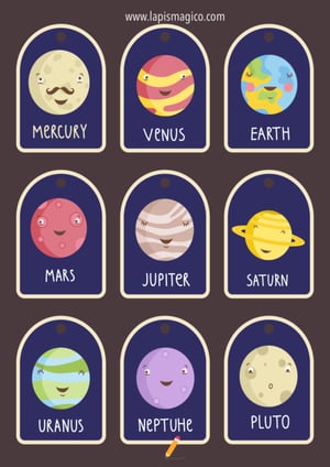 Sistema solar, ficha pdf nº11