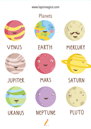 Sistema solar, ficha pdf nº18