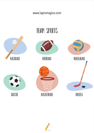 Desportos, ficha pdf nº1