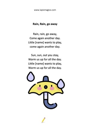 Cantigas e rimas em inglês, ficha pdf nº10