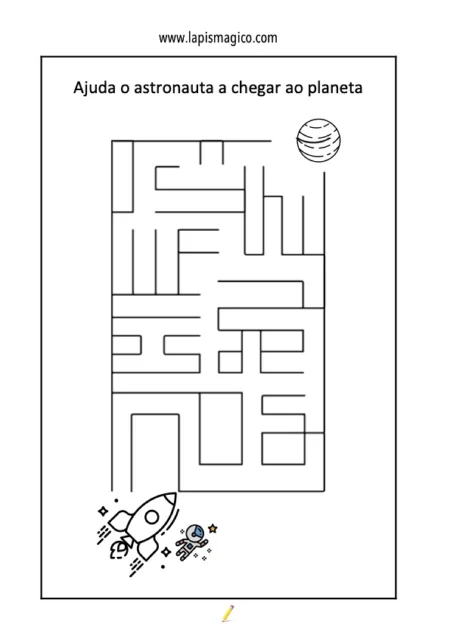 Espaco Planetas, ficha pdf nº1