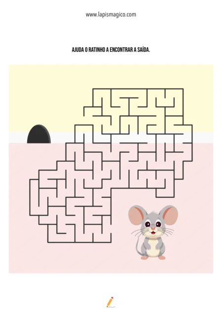 Labirintos do ratinho, ficha pdf nº2