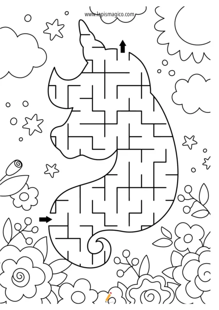 Labirintos de arco-íris e unicornios, ficha pdf nº2