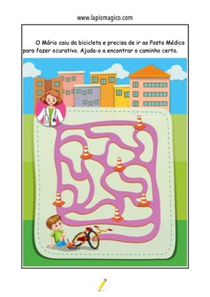 Labirinto do Posto médico, ficha pdf nº1