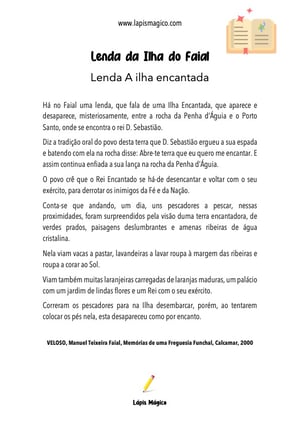A ilha Encantada, ficha pdf nº1