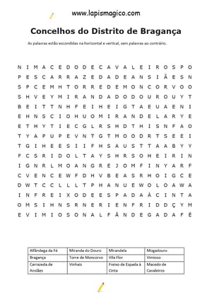 Lenda do bruxo do castelo de Algoso, ficha pdf nº2