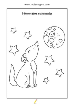 O Lobo que Tinha a Cabeça na Lua, ficha pdf nº2