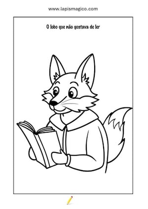 O Lobo Que Não Gostava de Ler, ficha pdf nº1