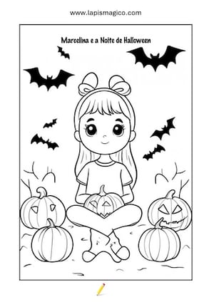 Marcelina e a Noite de Halloween, ficha pdf nº1