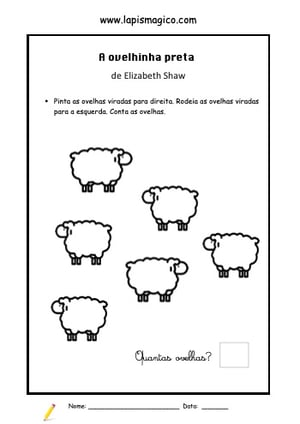 A Ovelhinha Preta, ficha pdf nº2