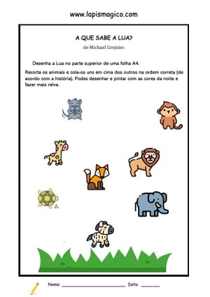 A que sabe a Lua?, ficha pdf nº3