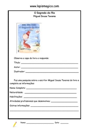 O Segredo do Rio, ficha pdf nº2